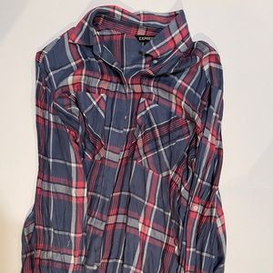 Express flannel Top
